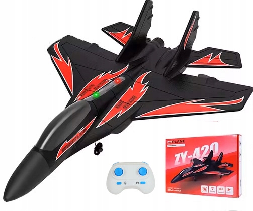 Dálkově Ovládané Letadlo Létající Rc Tryskáč Led Diody Černá
