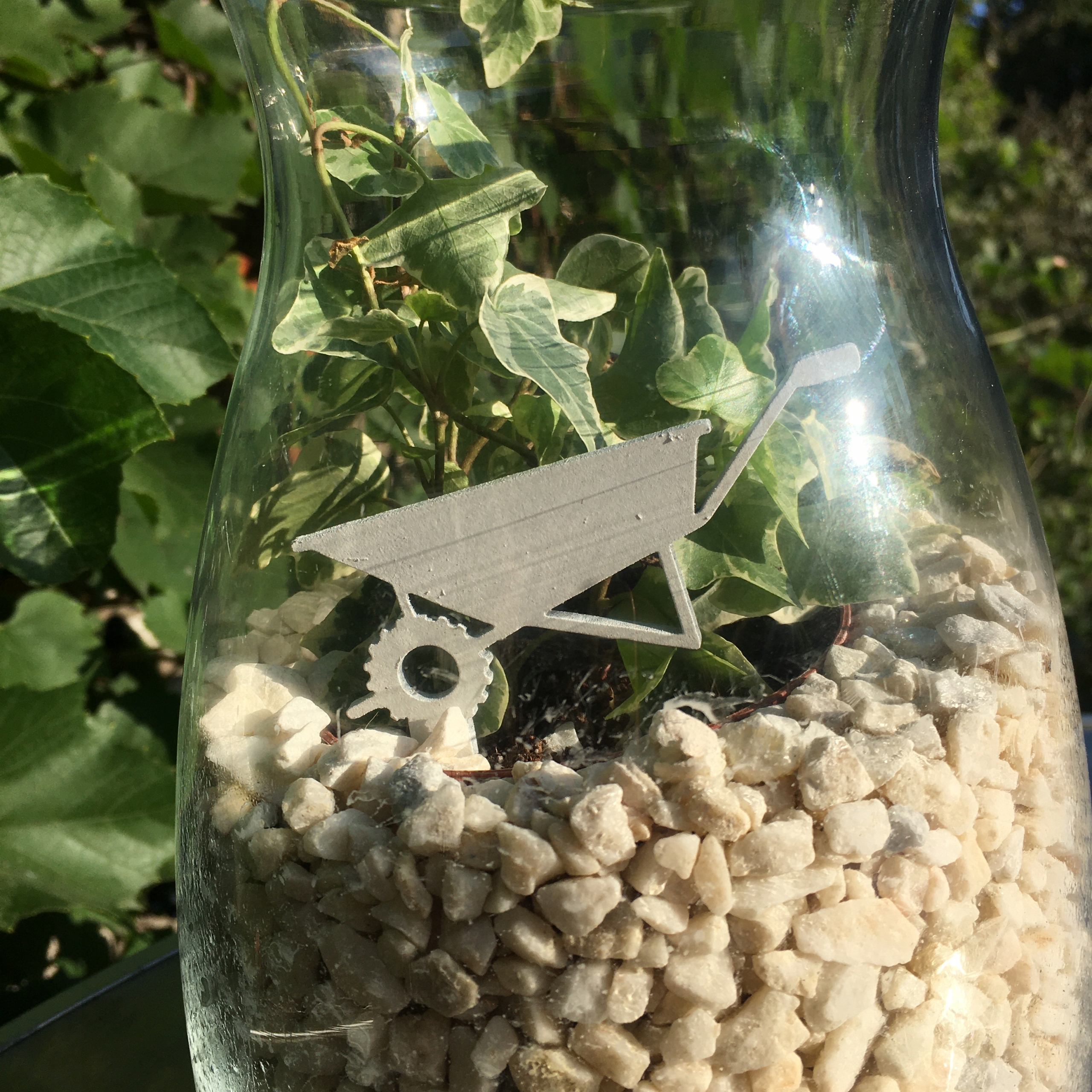 PIK OZDOBA MINI TACZKA LAS W SŁOIKU 10CM 10SZT Marka inny