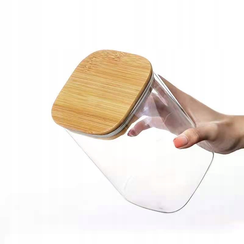 ÜVEGTARTÁLY 950ml, ÉTELTÁROLÓ TÉGELY FŰSZEREK