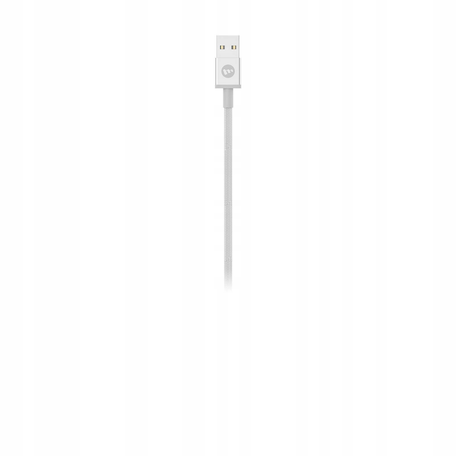 

Mophie - Nylonowy kabel lightning-USB-A 3m biały