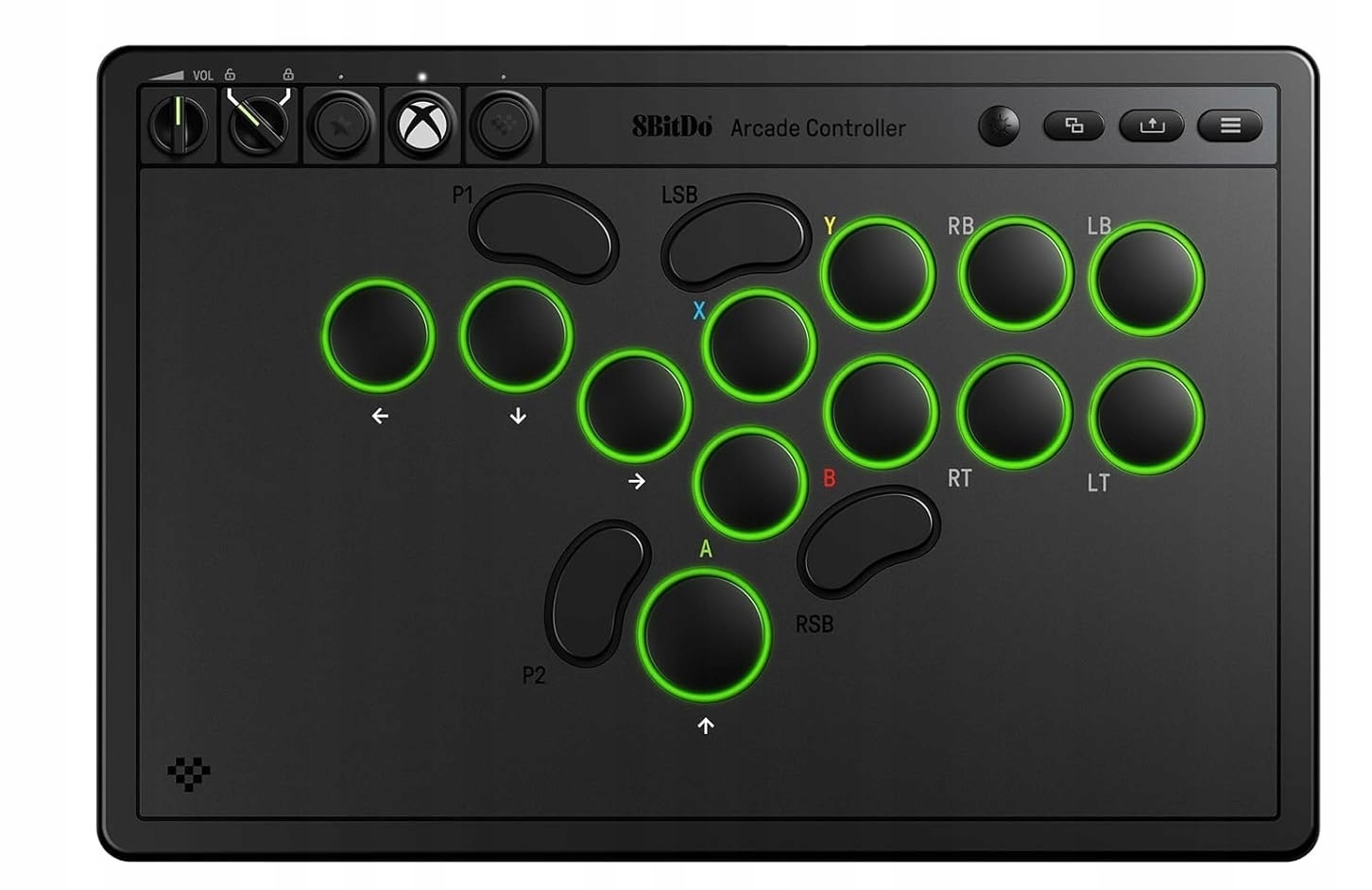 Ovládač 8BitDo Arcade Controller pre Xbox S/x, Xbox One, Windows 10/11
