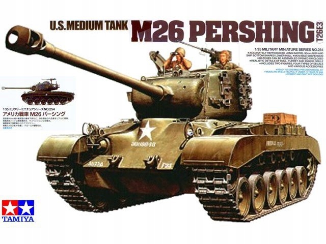 Tamiya 35254, T26E3 Pershing, 1:35