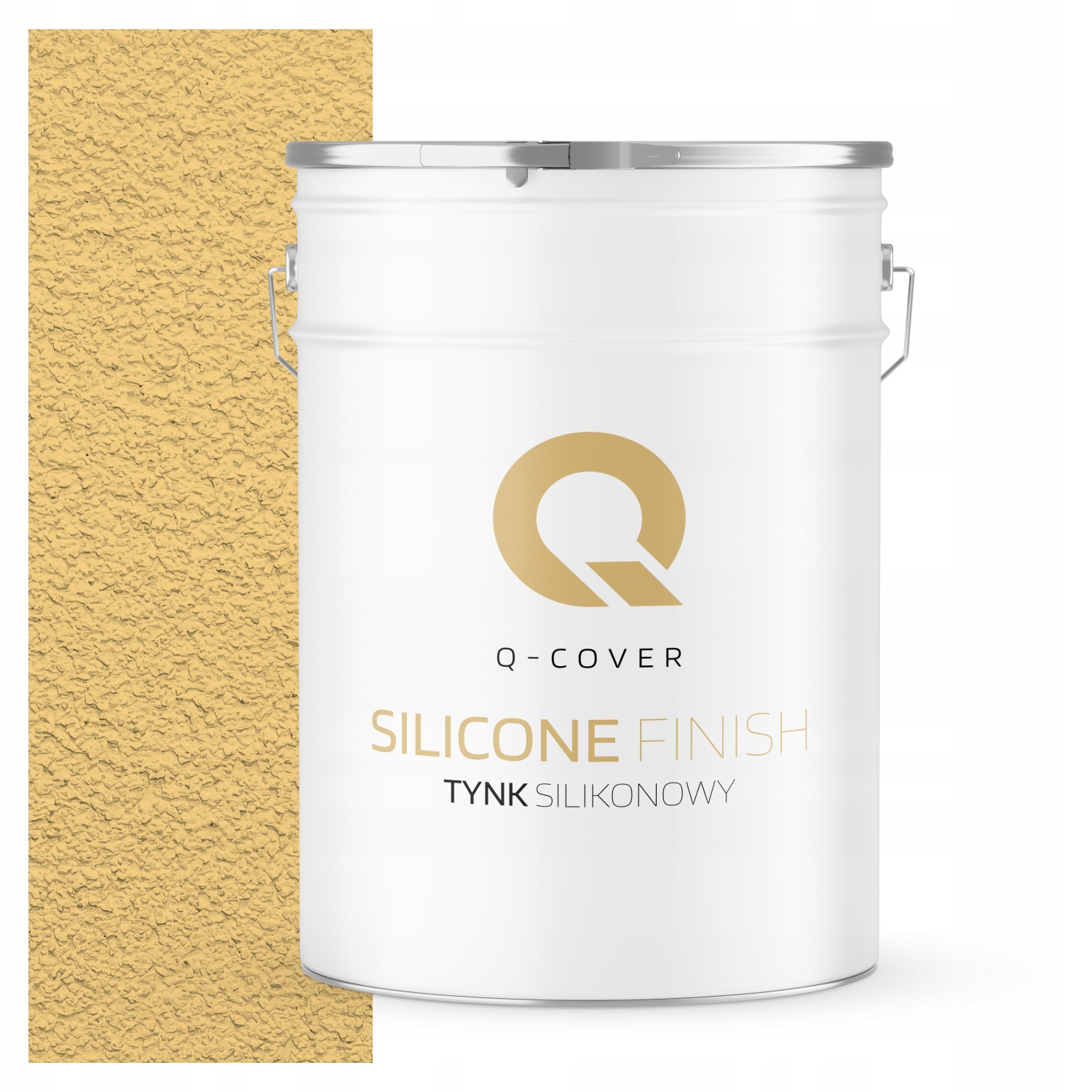 Silikonová Fasádní Omítka Žlutá F645 25KG Žlutá Beránek Granulace 3.0 mm