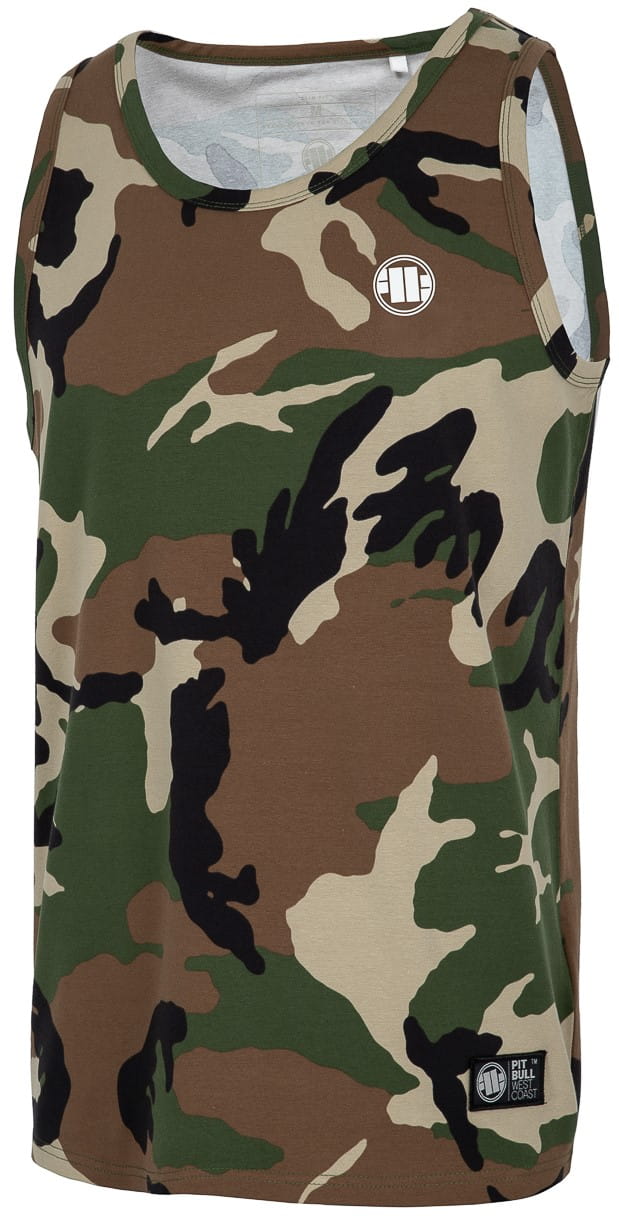 Koszulka Pit Bull Tank Top Slim Fit Logo moro 3XL