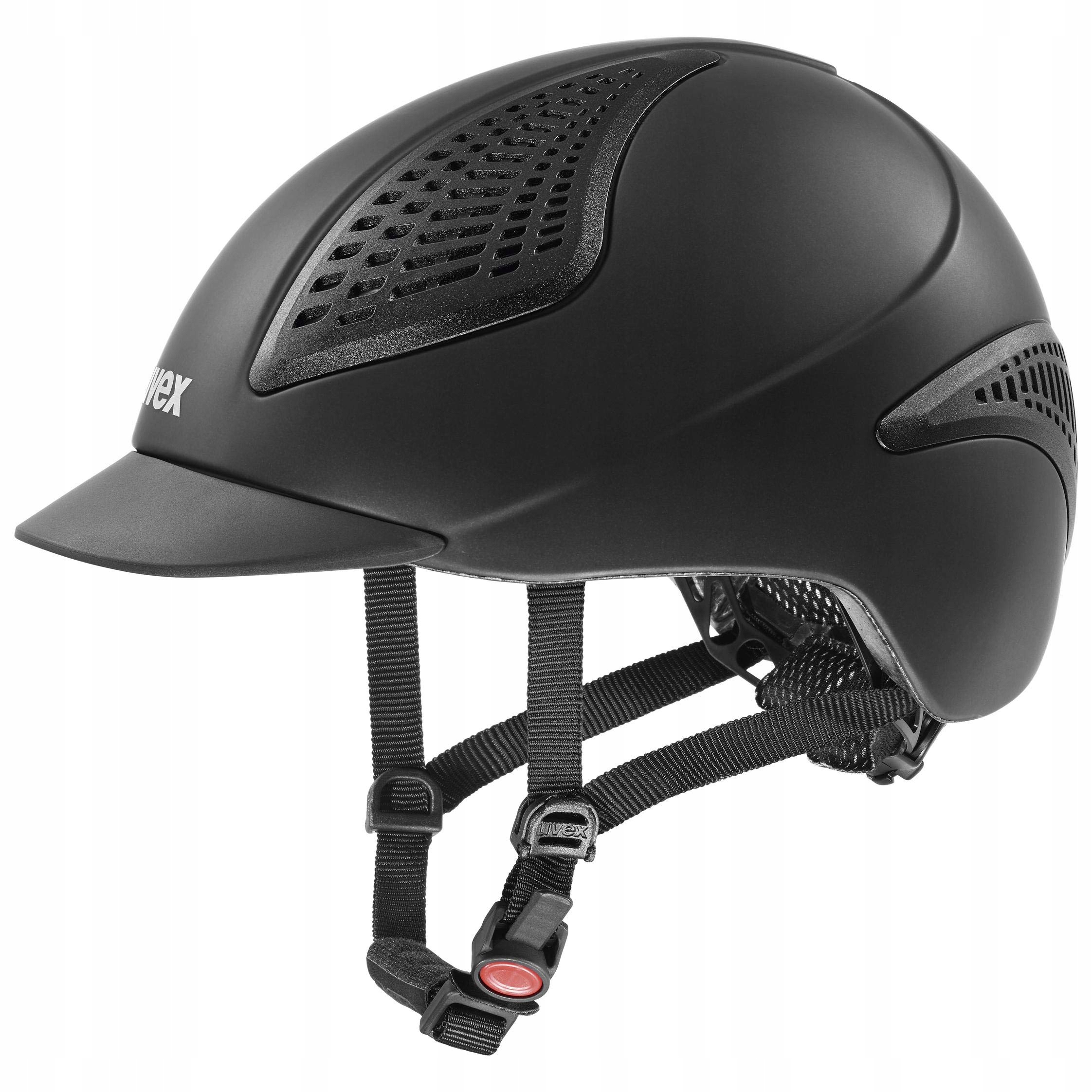 KA319 Kask Jeżdziecki Uvex Exxential II L/XL 59-61 cm Czarny