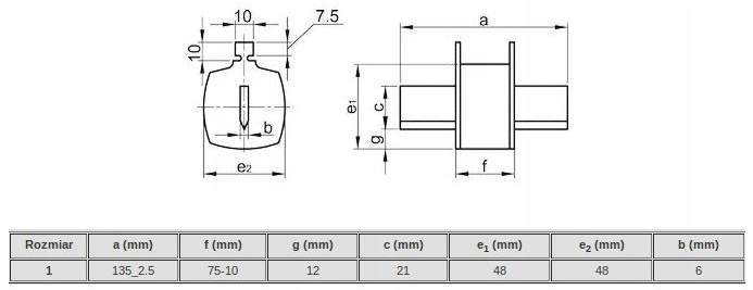 Tracon Wkładka bezpiecznikowa nożowa NT1 250A Producent Tracon