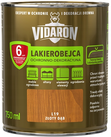 

Vidaron Lakierobejca Ochronna Złoty Dąb 0,75L