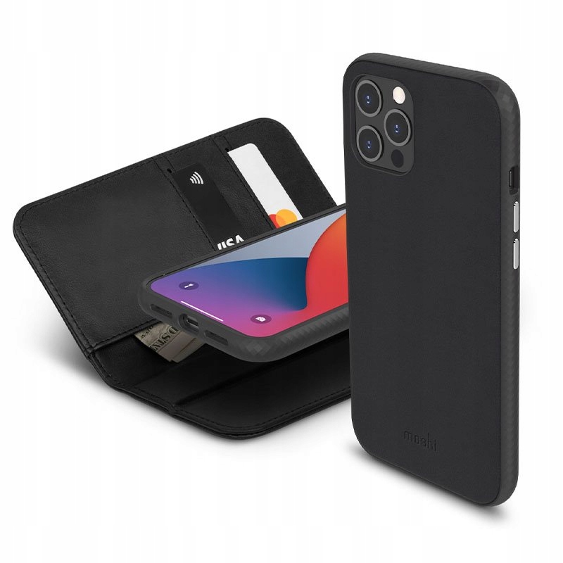 Moshi puzdro Overture with Detachable Magnetic Wallet pre iPhone 12 Pro…