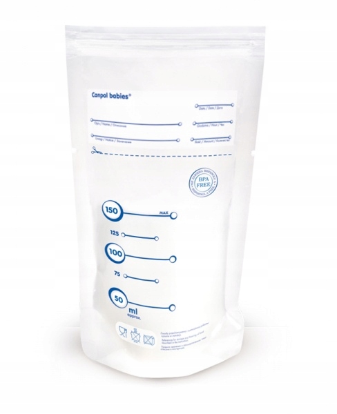 CANPOL BABIES TOREBKI DO PRZECHOWYWANIA POKARMU 150ML, 25 SZT. 70/001 Marka Canpol babies