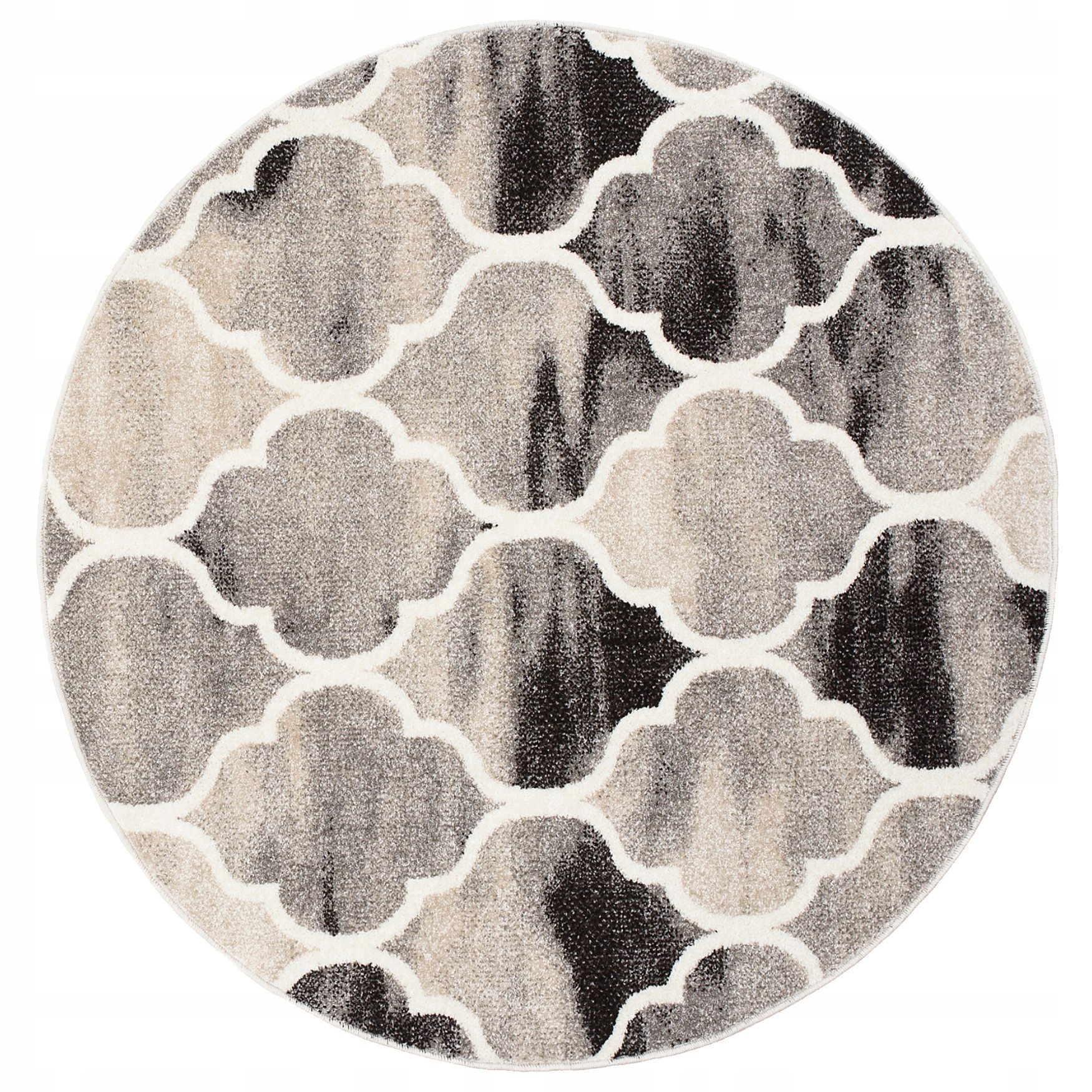 Koberec Fryz Kolo 160x160 Moderní Stylový #2