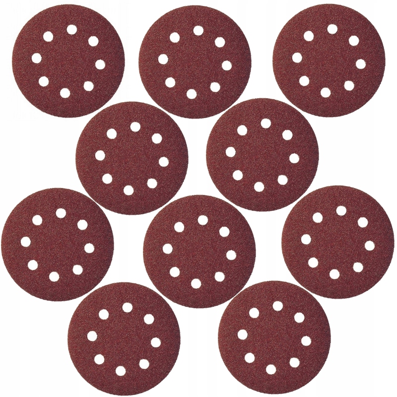 Norton H216F Krążek ścierny na rzep 125mm P 100 8H 10szt.