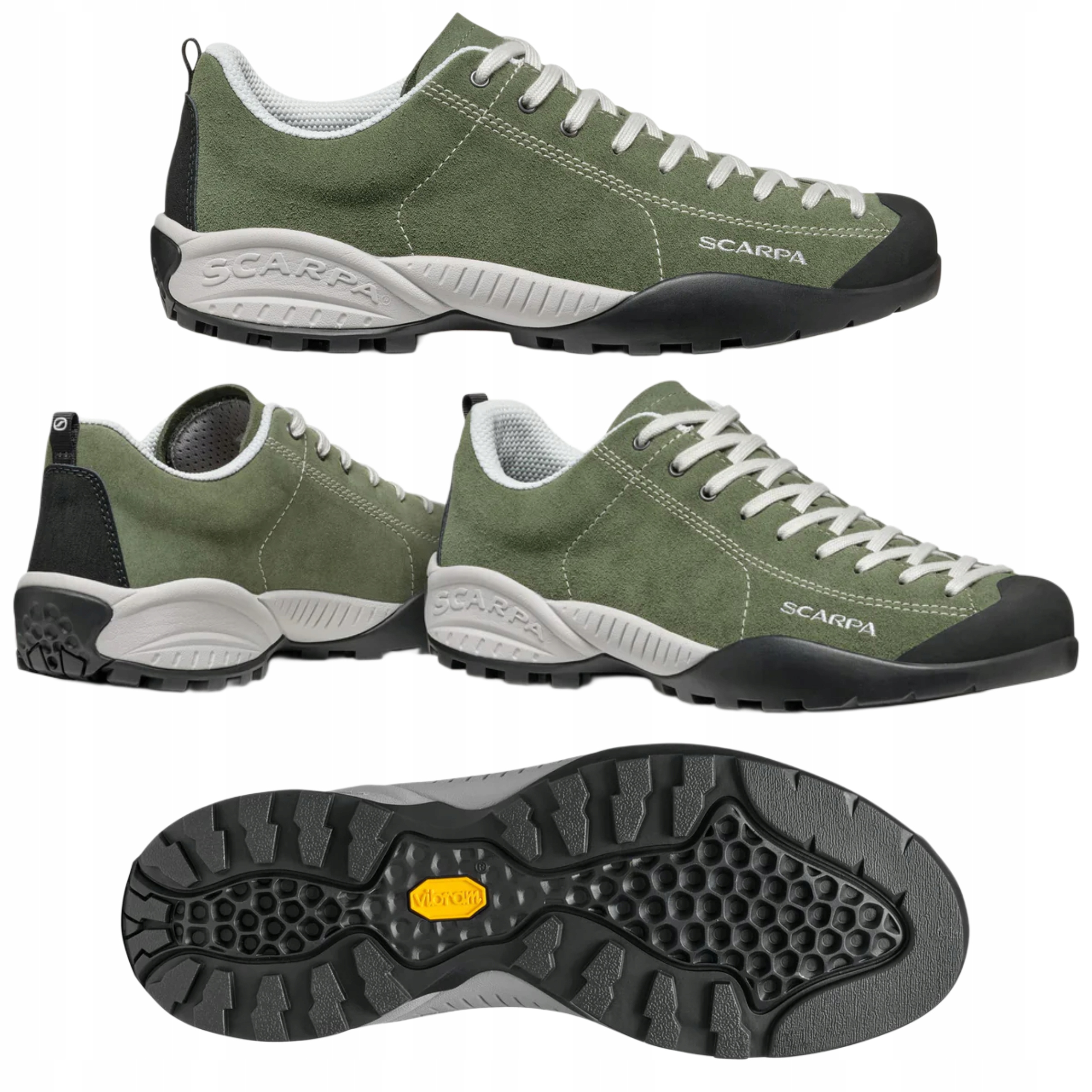 Pánské Trekové Boty Scarpa Mojito Přírodní kůže Semišová 42