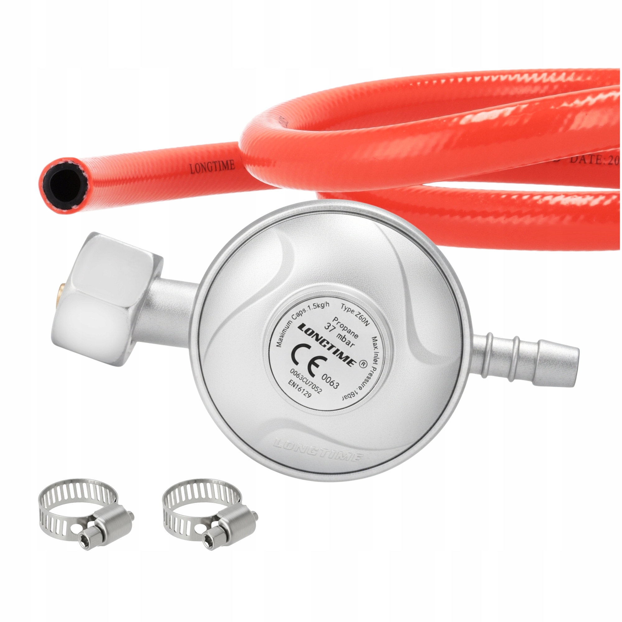 Plynový Set Pro Kamna Hadice Redukce Pásky Pro Propan-butanovou Láhev Lpg