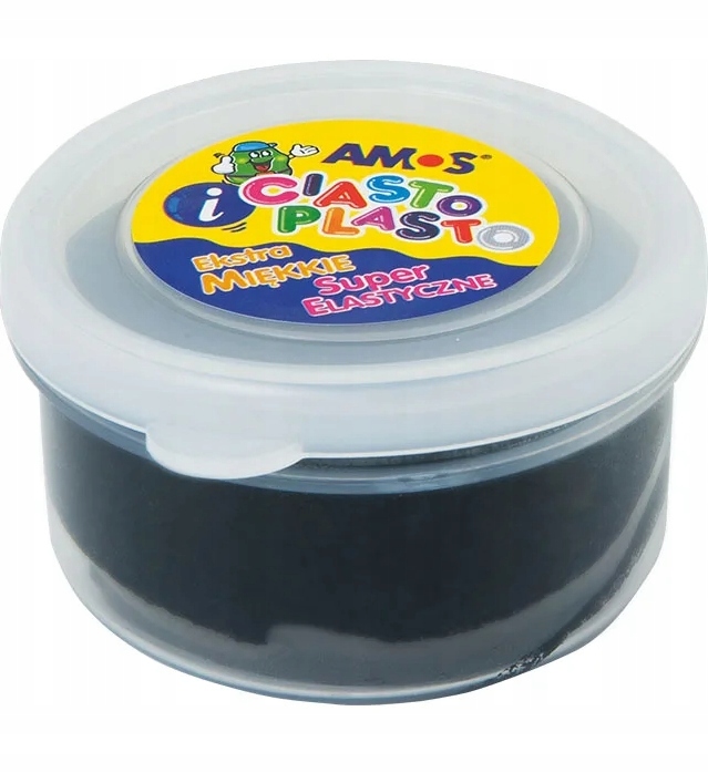 

Masa plastyczna Amos Ciasto Plasto 30 g czarna