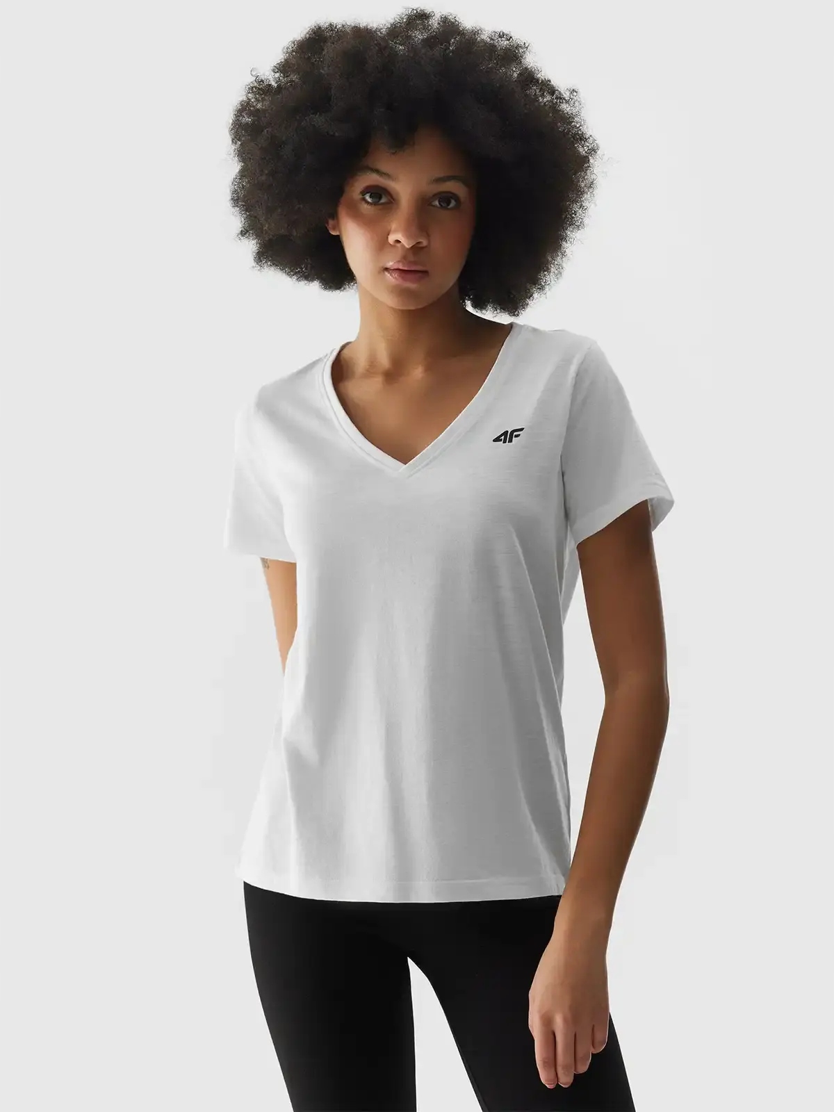 KOSZULKA DAMSKA 4F BAWEŁNIANA T-SHIRT SPORTOWY ZESTAW KOMPLET 3PAK Rozmiar M