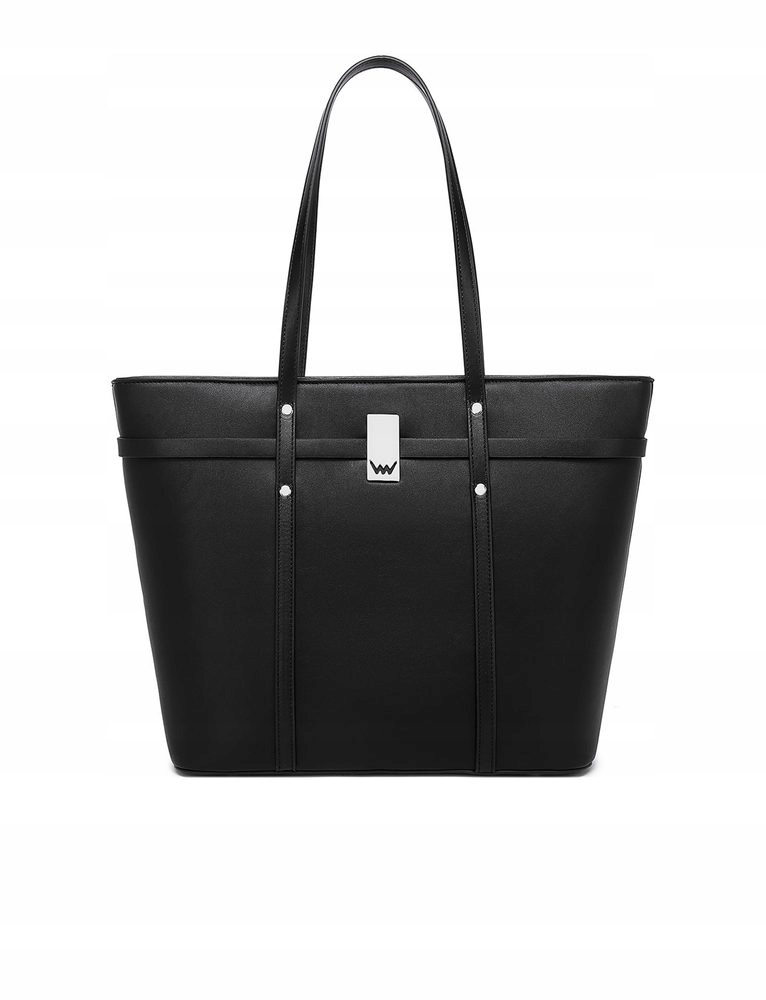 Dámská shopper kabelka Vuch Barrie černá A4 přes rameno