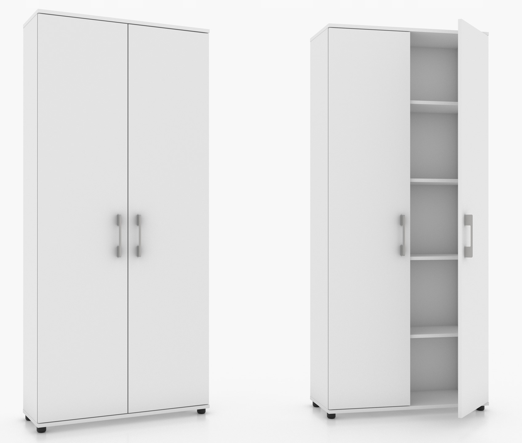 Regál Roo Design Business 80 x 182 x 32 cm biely