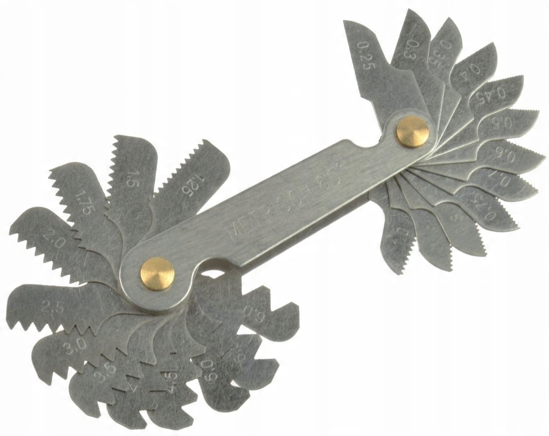 

Miernik Gwintu Gwintomierz 24cz M0.25-6mm Geko
