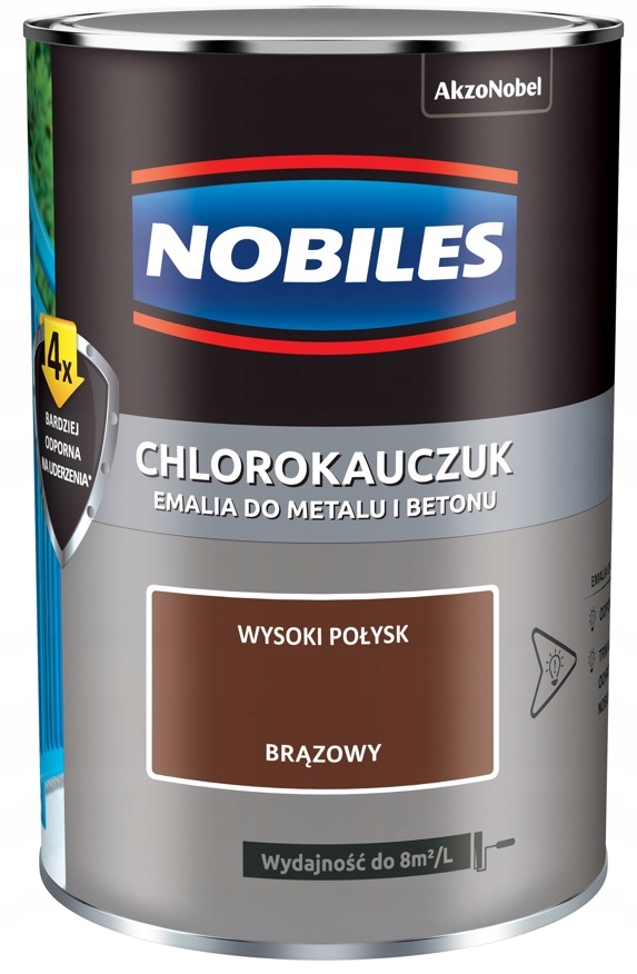 

Farba Nobiles Chlorokauczuk- brązowa, 0.9l