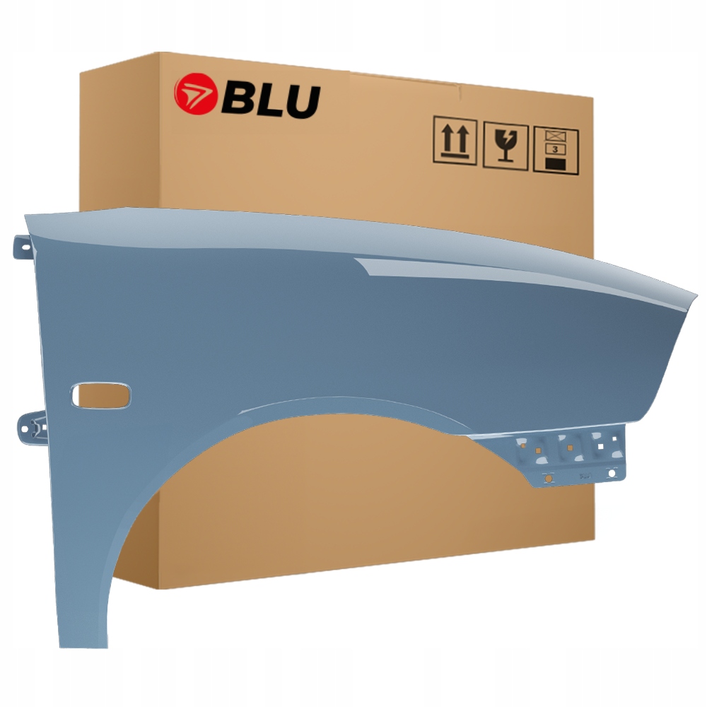 Blatník Blu Seat Ibiza Cordoba III 3 6L LW5W pravý modrý 02-08 pozink