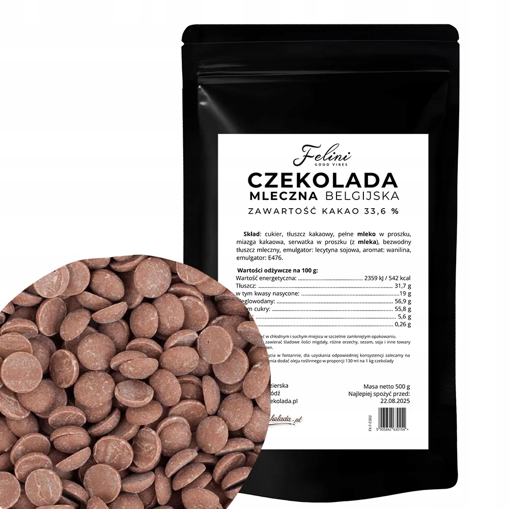 Levně 2x Felini čokoláda 32,1% 500 g