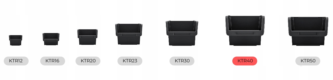 30x Pojemnik magazynowy KTR40 Kuweta warsztatowa Kod producenta KTR40-3020