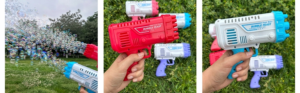 MINI BAZOOKA DO BANIEK MYDLANYCH MASZYNA PŁYN AKCESORIA GENERATOR PISTOLET Marka inna