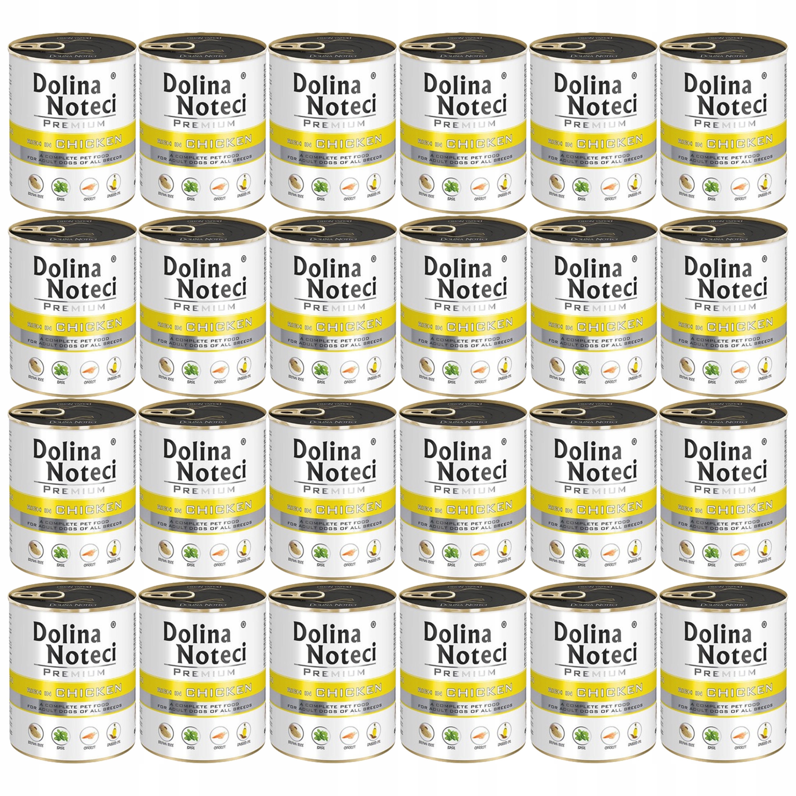 Levně Dolina Noteci Premium Krmivo pro psy Kuře 24 x 800 g zdravé bez obilovin