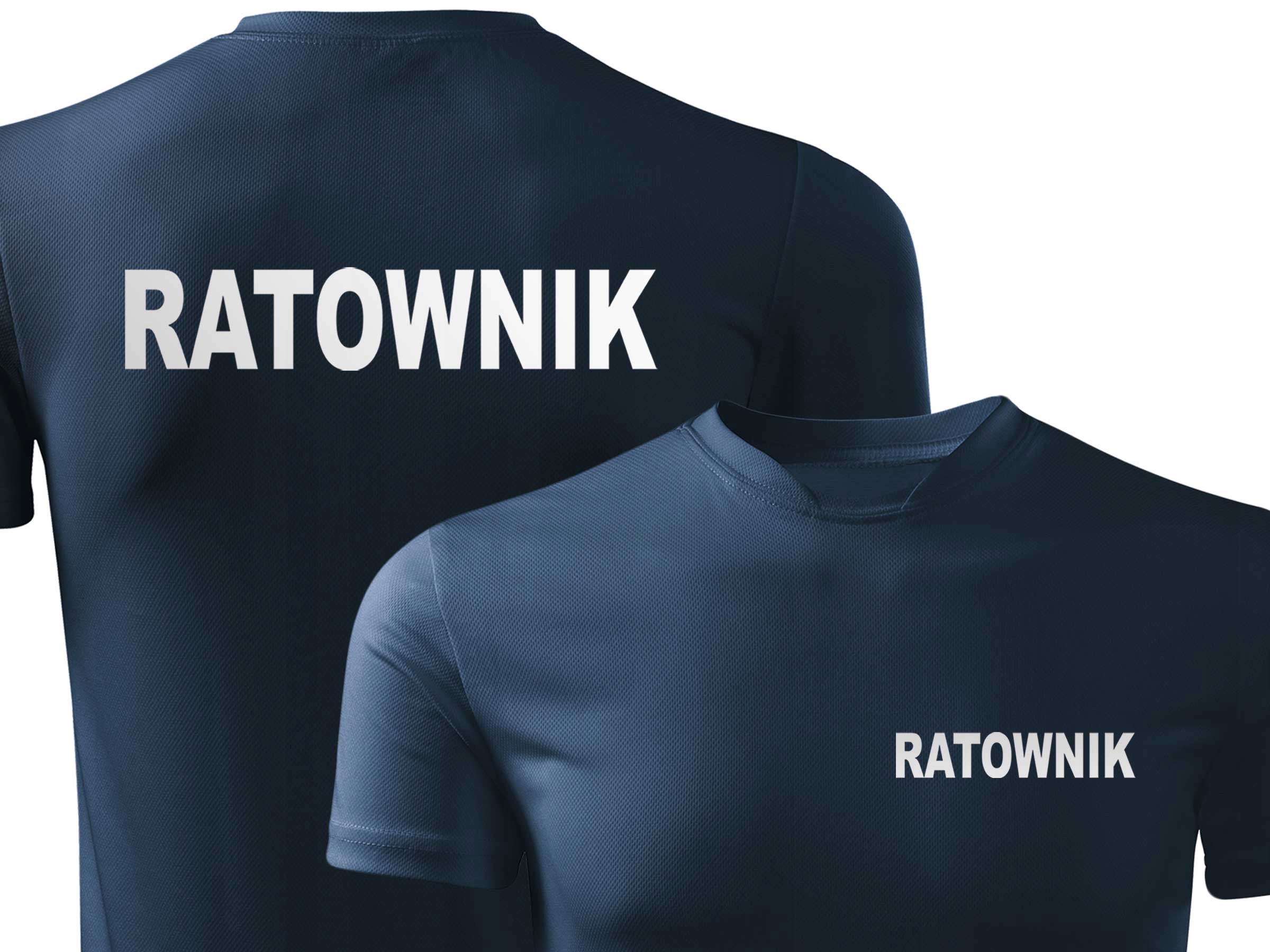 

Oddychająca termoaktywna koszulka odblaskRATOWNIK