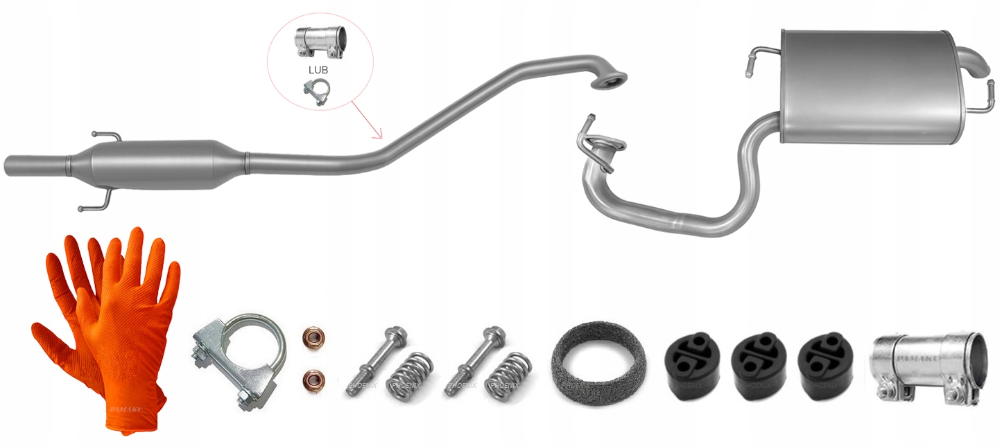 Toyota Avensis 1.8i 16V 95kW (2003-2008) Tlumič Středový Koncový