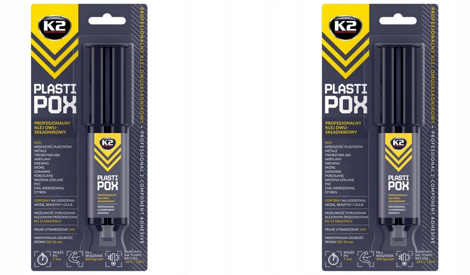 

K2 Plastipox Klej Epoksydowy Spawanie Plastiku 2x