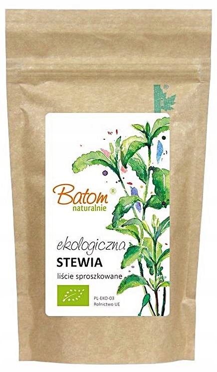 Levně 2x Batom Stevia v prášku listy stévie mleté Bio 150 g Batom