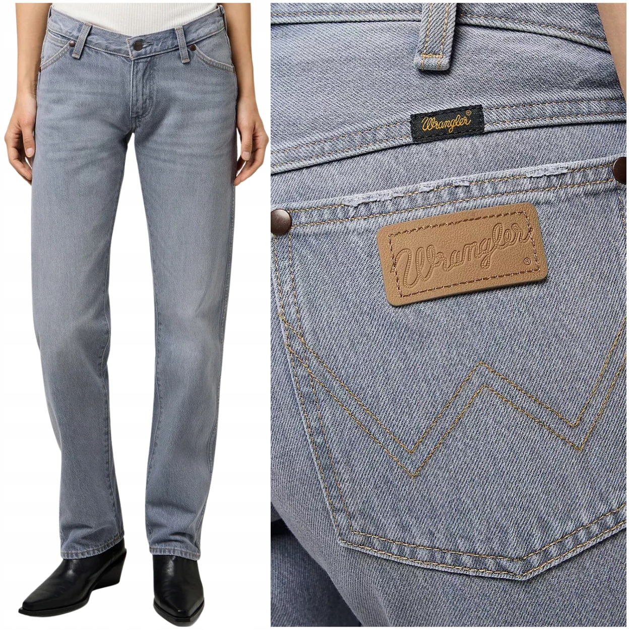 Wrangler Low Rise Cowboy Jean jednoduché dámské džínové kalhoty W25 L30