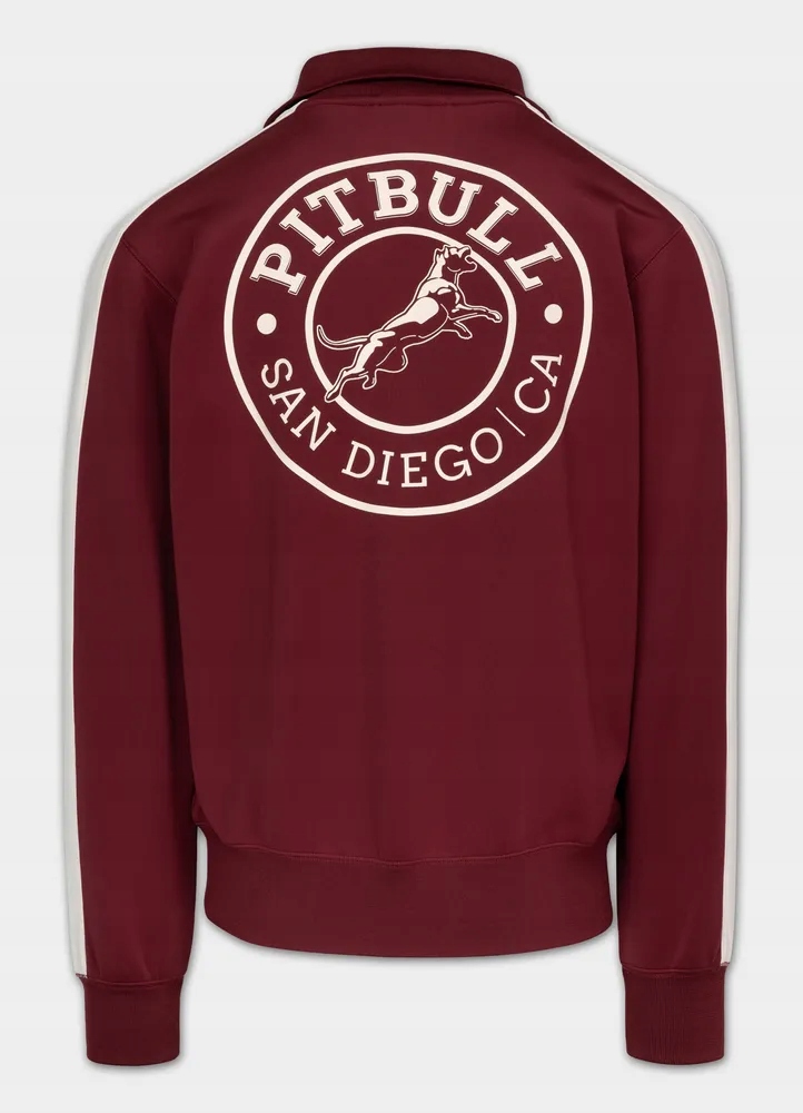 Pánská Rozepínací Mikina Oldschool San Diego Ca se stojáčkem, pohodlná, lampasová