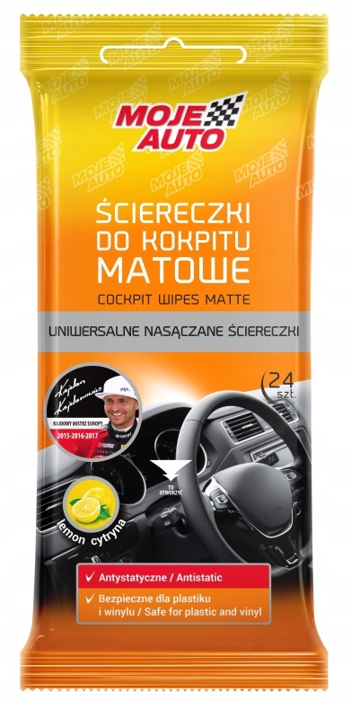 Ściereczki do kokpitu matowe 24szt.