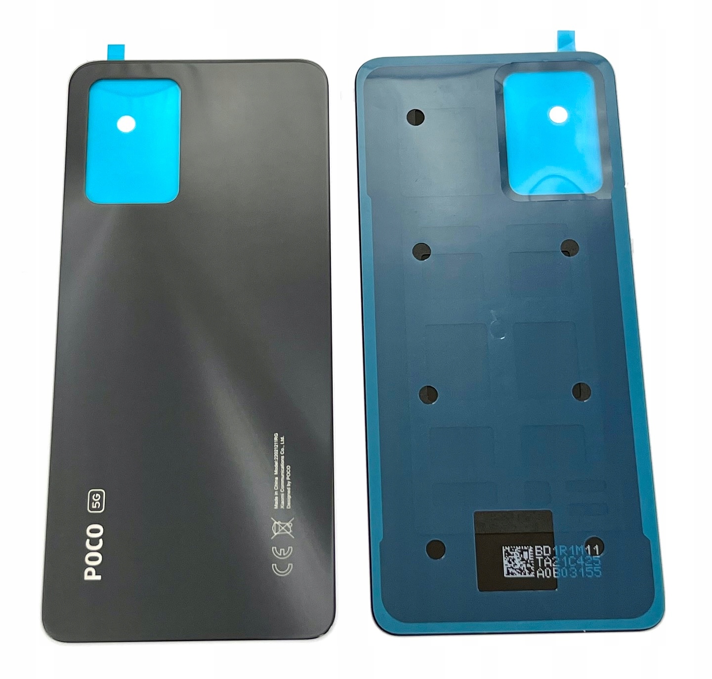 Oryginalna Klapka Baterii Obudowa Xiaomi Poco F4 Night Black 22021211RG Ce