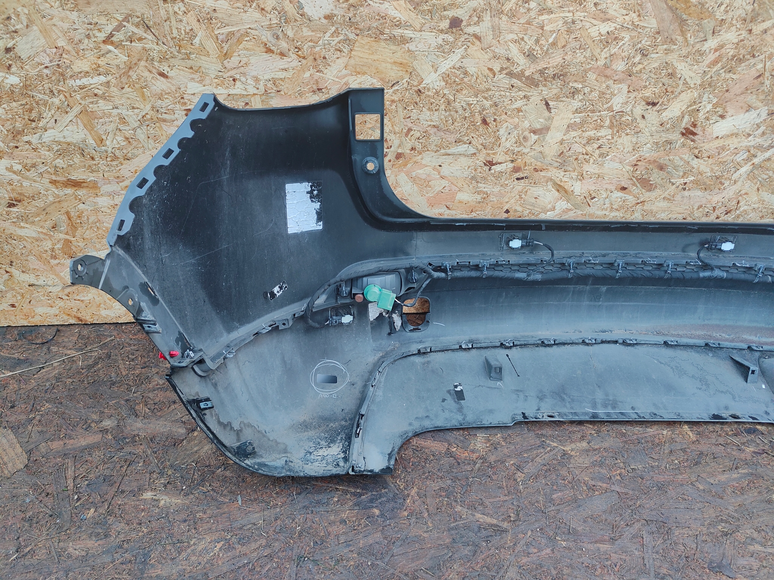 bumper rear rear part complete JEEP COMPASS II before lift 4x PDC
