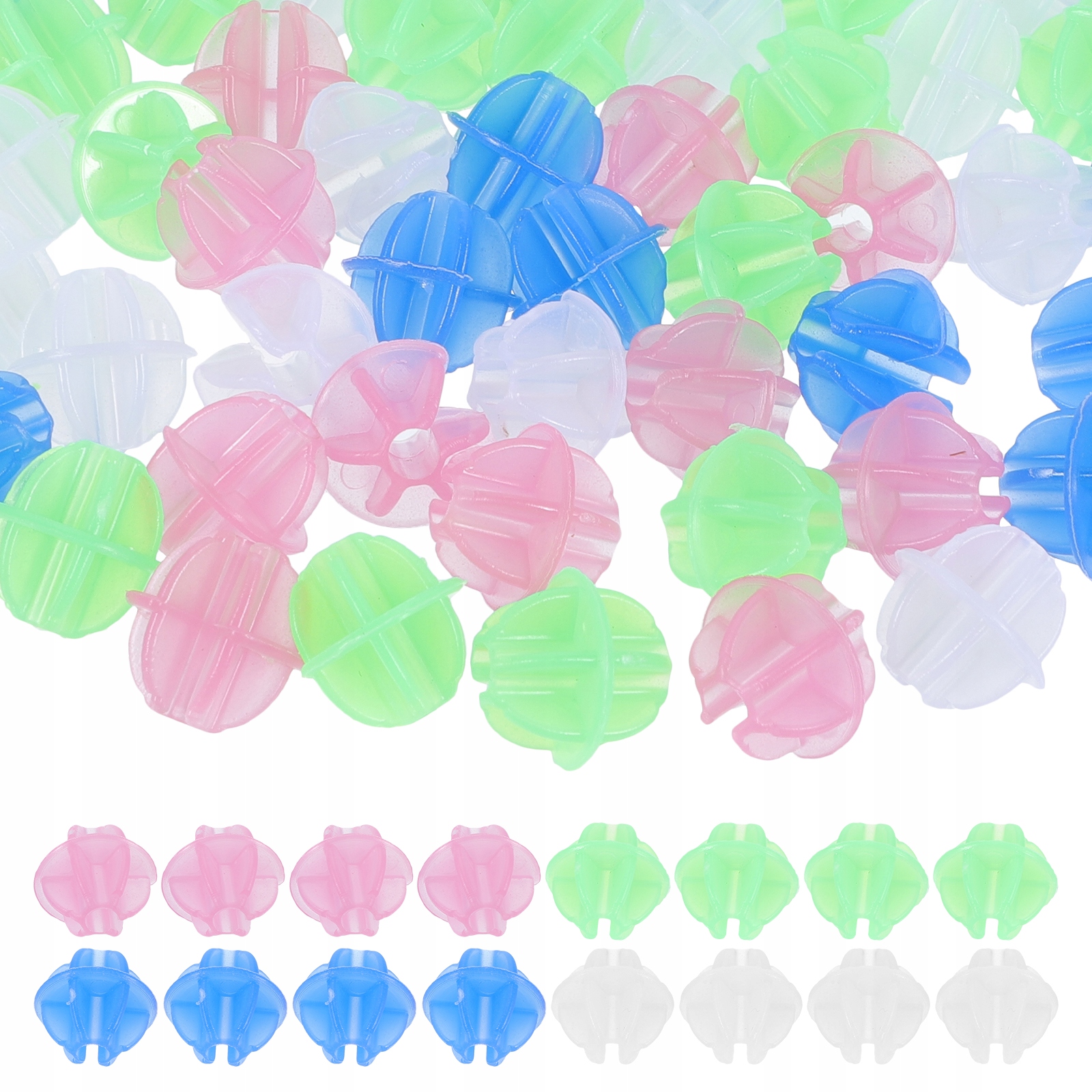 ŚWIECĄCE KORALIKI ROWEROWE KORALIKI Z DRUTU ROWEROWEGO DEKORACJA ROWER ELEK Model 16337395318951