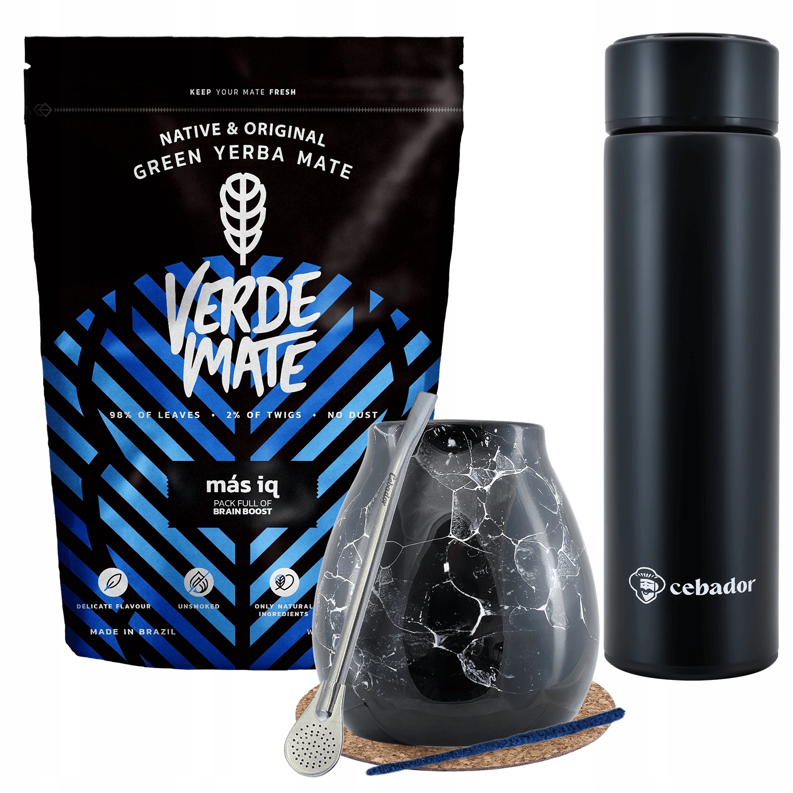 Levně Sada Yerba Mate Verde Mate Green Mas Iq Termos Led Tykev a Bombilla 500 g