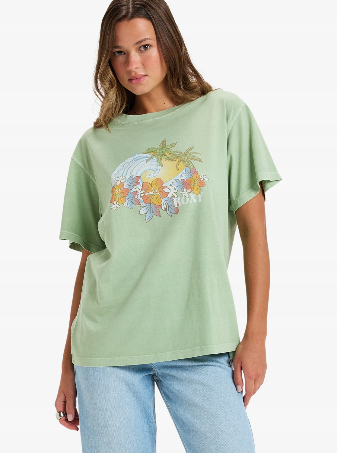 Tričko Roxy 2025 Sunnyoversize Enzyme Ghz0 Xs