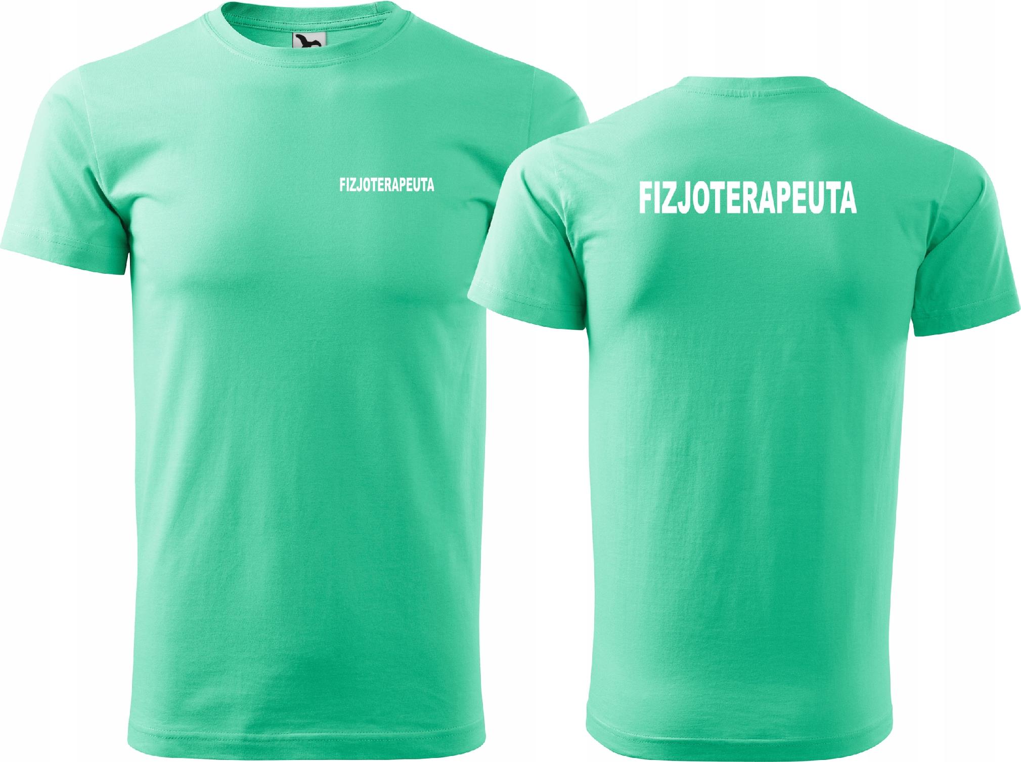 

Koszulka medyczna męska nadruk Fizjoterapeuta 5XL