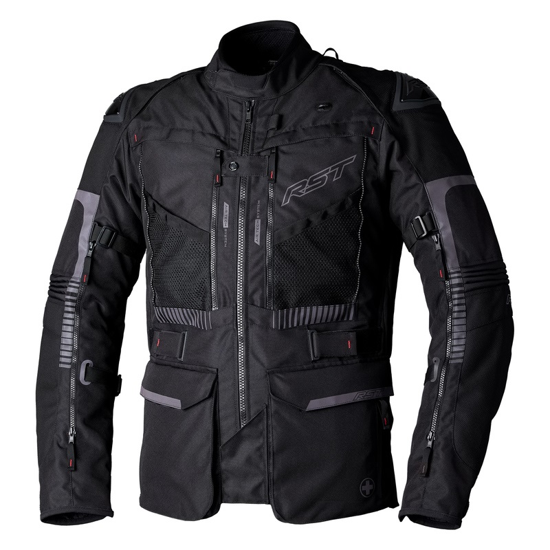 Rst Ranger Black/Black Textilná bunda