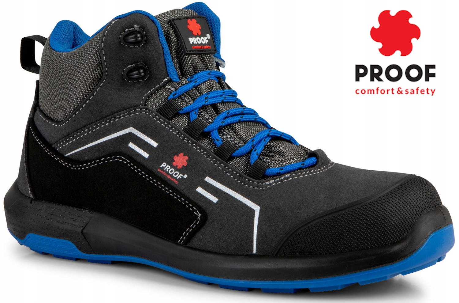 BUTY ROBOCZE OCHRONNE TRZEWIKI LEKKIE PROOF KAPS8 S3 SRC ROZ. 43+ WKŁADKA Marka Proof