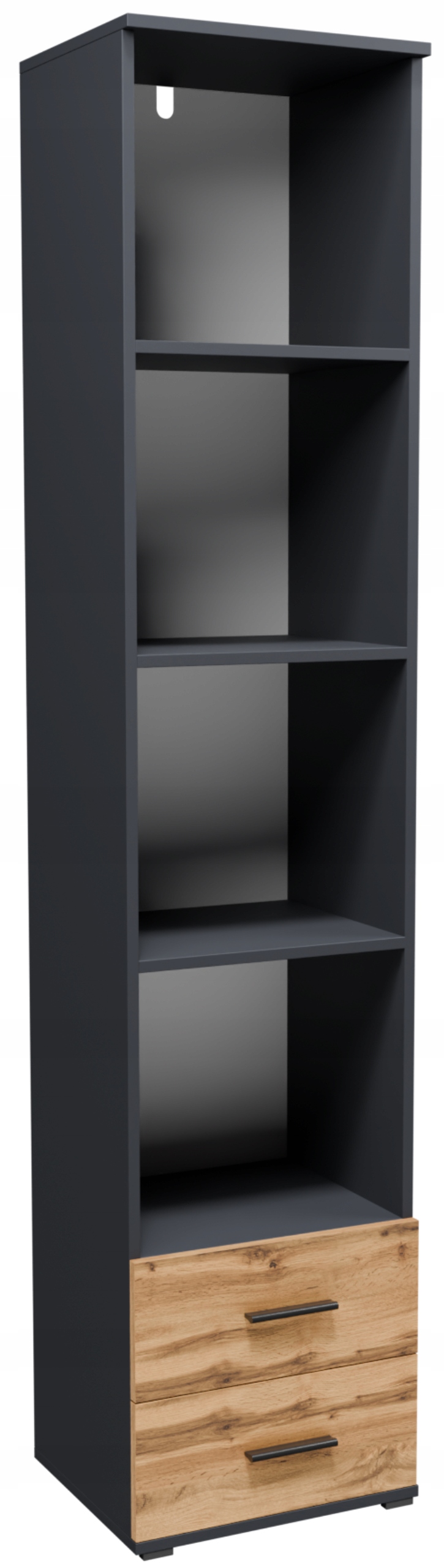 Regál CR3-ST3 180 cm grafit-wotan zásuvka skříňka na oblečení knihy hračky