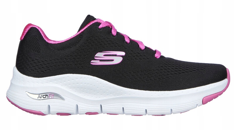 Černé Dámské Sportovní Běžecké Boty Lehké Tenisky Skechers 36