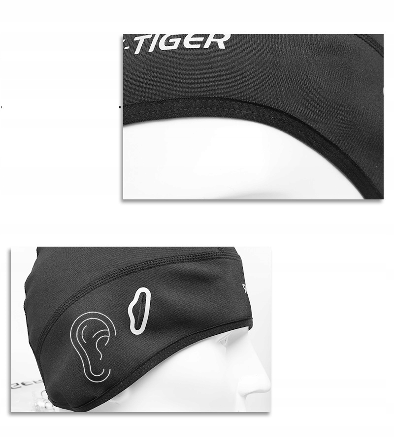 ЗИМОВА ВЕЛОСИПЕДНА ШАПКА X-TIGER ТЕПЛАЯ ТЕРМОАКТИВНА ВІТРОЗАХИСНА ПІД ШОЛОМ PRO