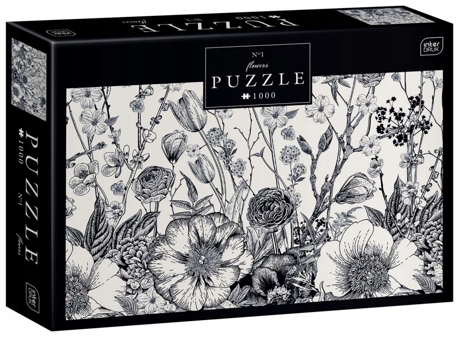 

Puzzle 1000 el. Kwiaty Interdruk Flowers Układanka