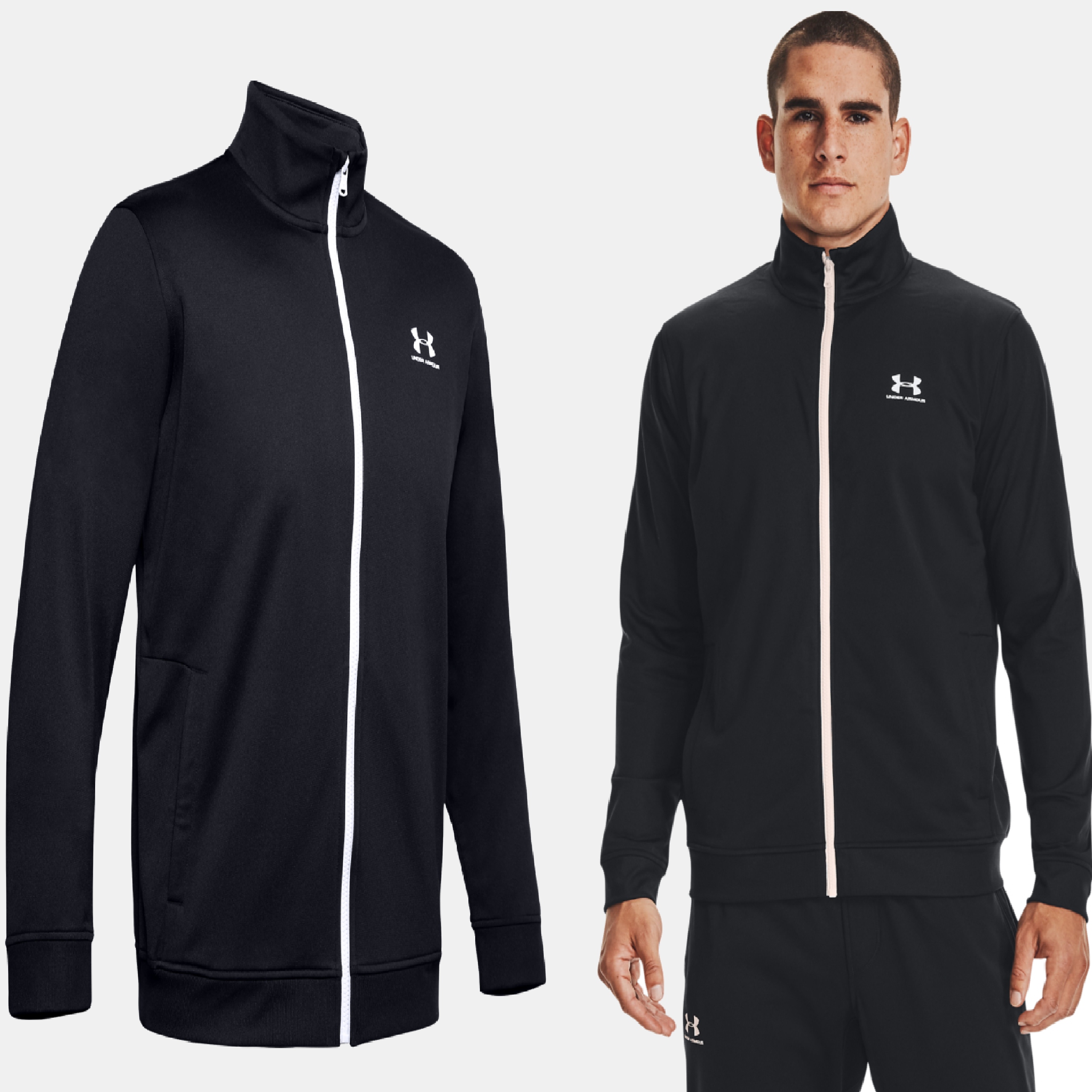 BLUZA MĘSKA UNDER ARMOUR TRENINGOWA SZYBKOSCHNĄCA SPORTOWA ROZPINANA M