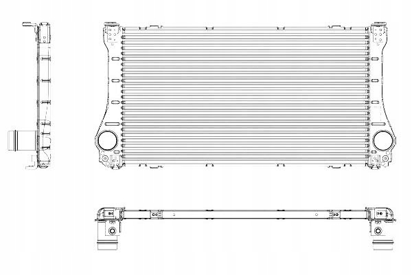 INTERCOOLER NRF 913211 8ML376910081 RA8280170 9656 Producent części NRF