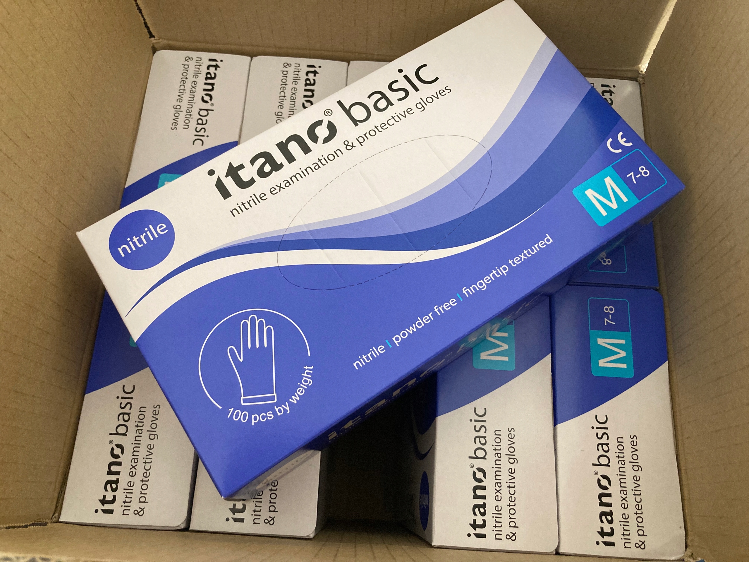 RĘKAWICE NITRYLOWE ITANO BASIC ROZMIAR M 100szt EAN (GTIN) 5903631588020